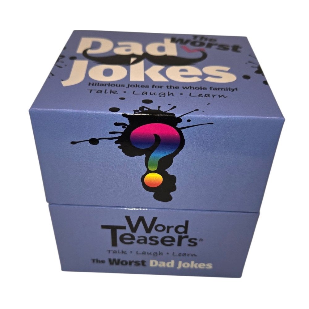 Word Teasers The Worst Dad Jokes Boxed Card Game Family Fun Humor Laugh 2024